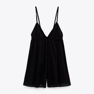 💟SHORT JUMPSUIT WOVEN STRAPS